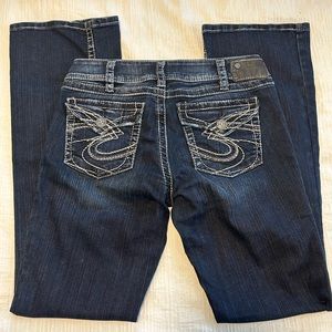 Silver Bootcut Jeans